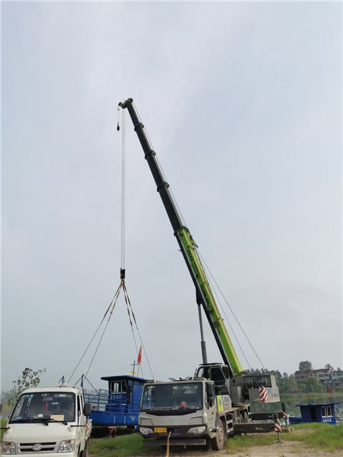 殷都区桥梁建设吊装案例